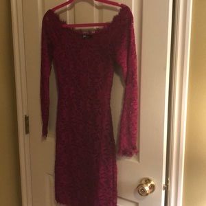 Jump Apparel Burgundy cocktail Dress Size 2